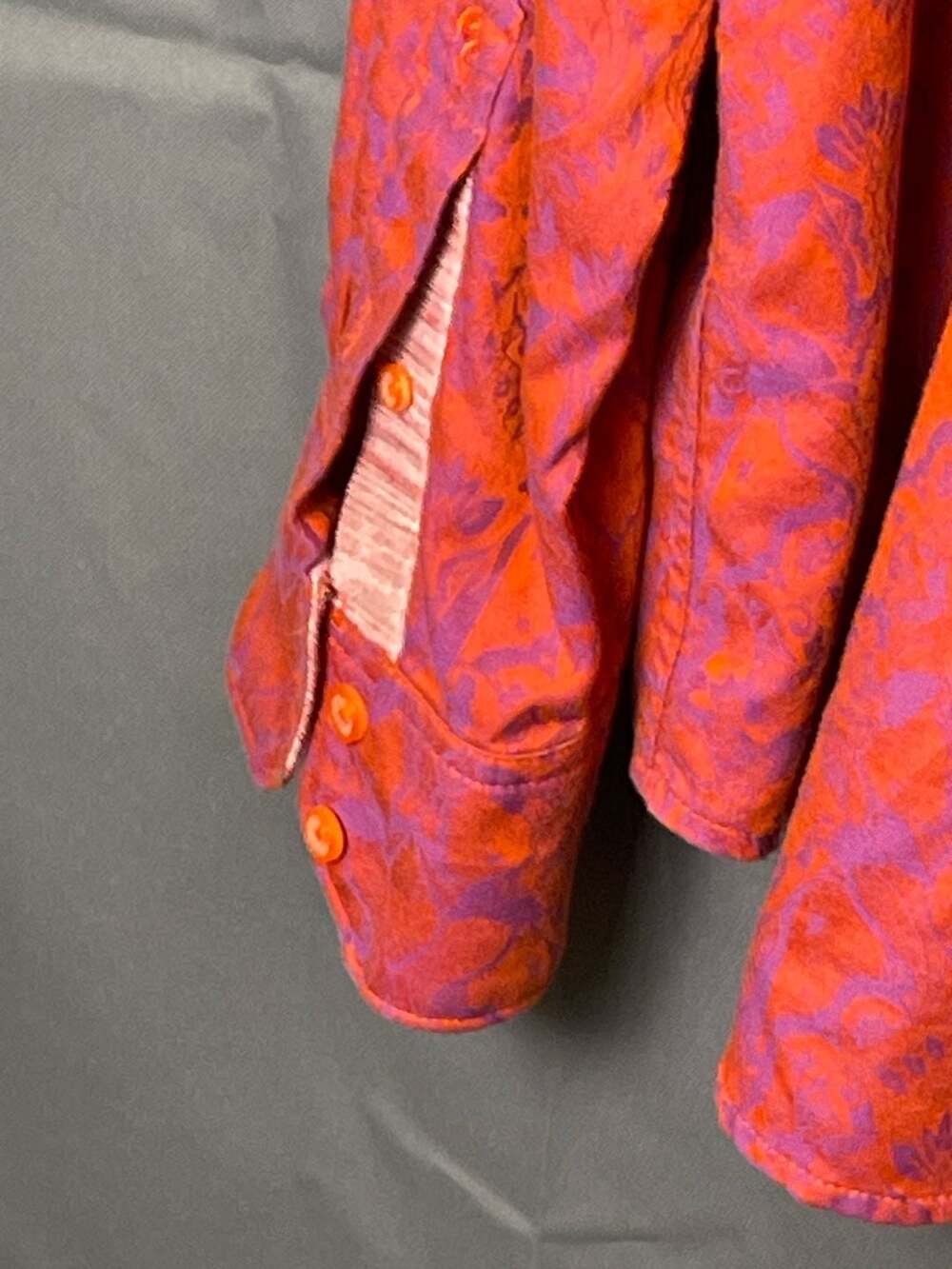 Robert Graham Knowledge Wisdom Truth Shirt Mens 2xl Coral Purple Floral LS - Picture 7 of 12
